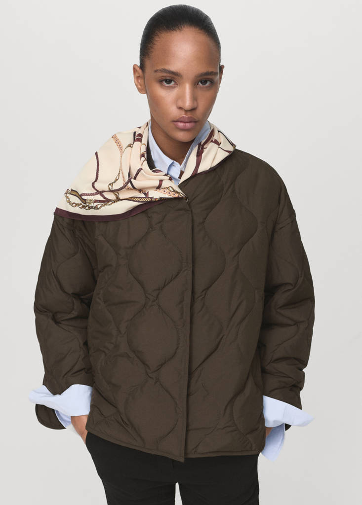 Anorak trapuntato oversize
