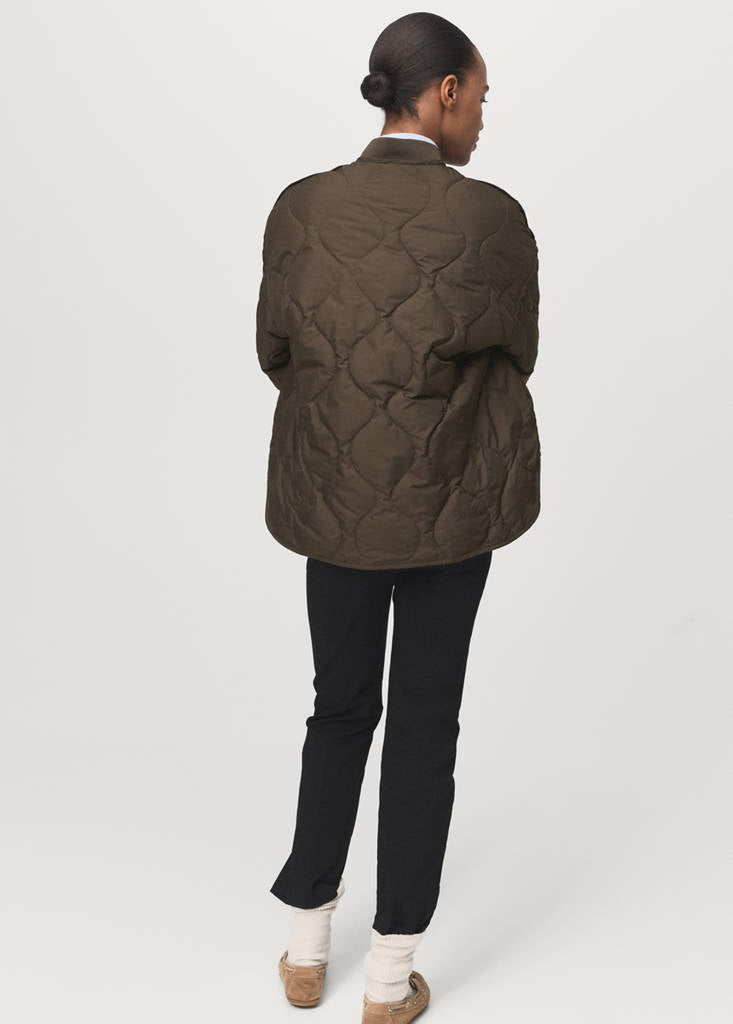 Anorak trapuntato oversize