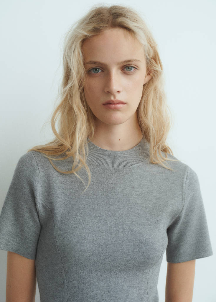 Robe Maille Fine Évasée
