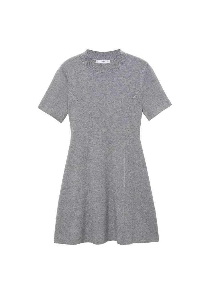 Robe Maille Fine Évasée
