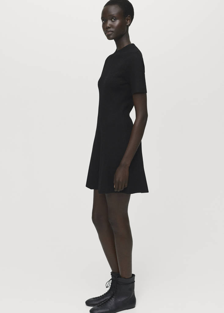 Robe Maille Fine Évasée