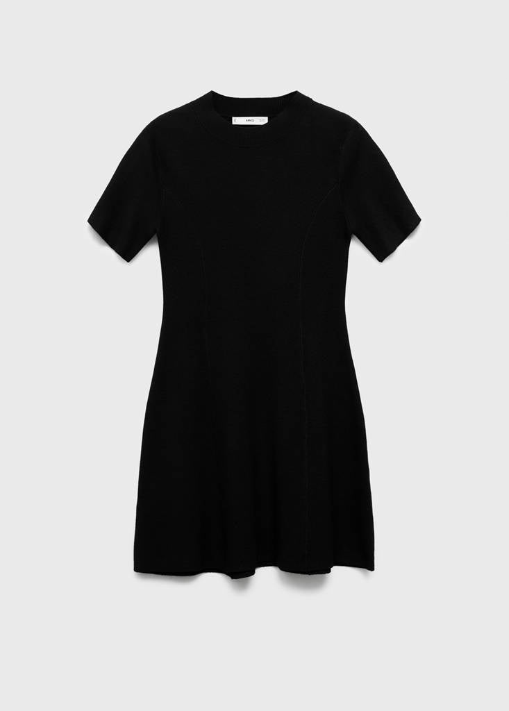 Robe Maille Fine Évasée