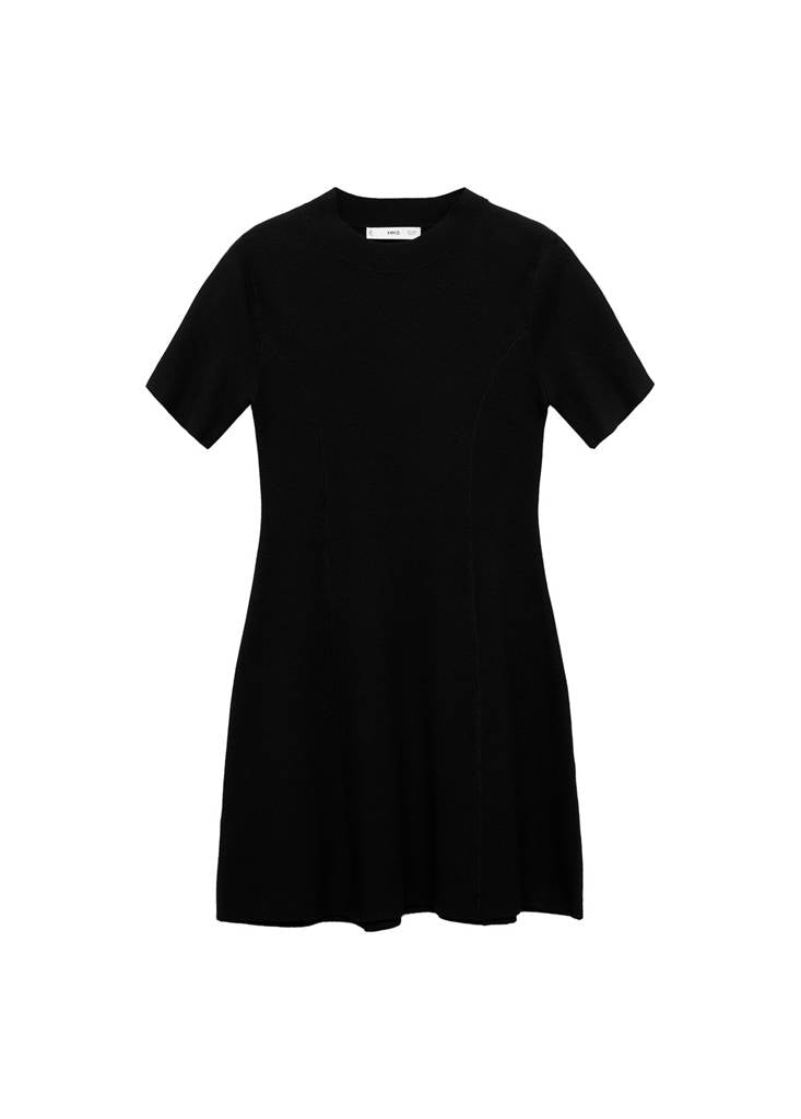 Robe Maille Fine Évasée