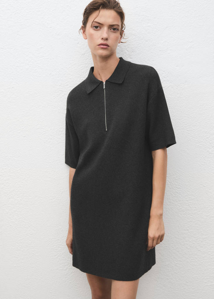 Robe Maille Col Polo