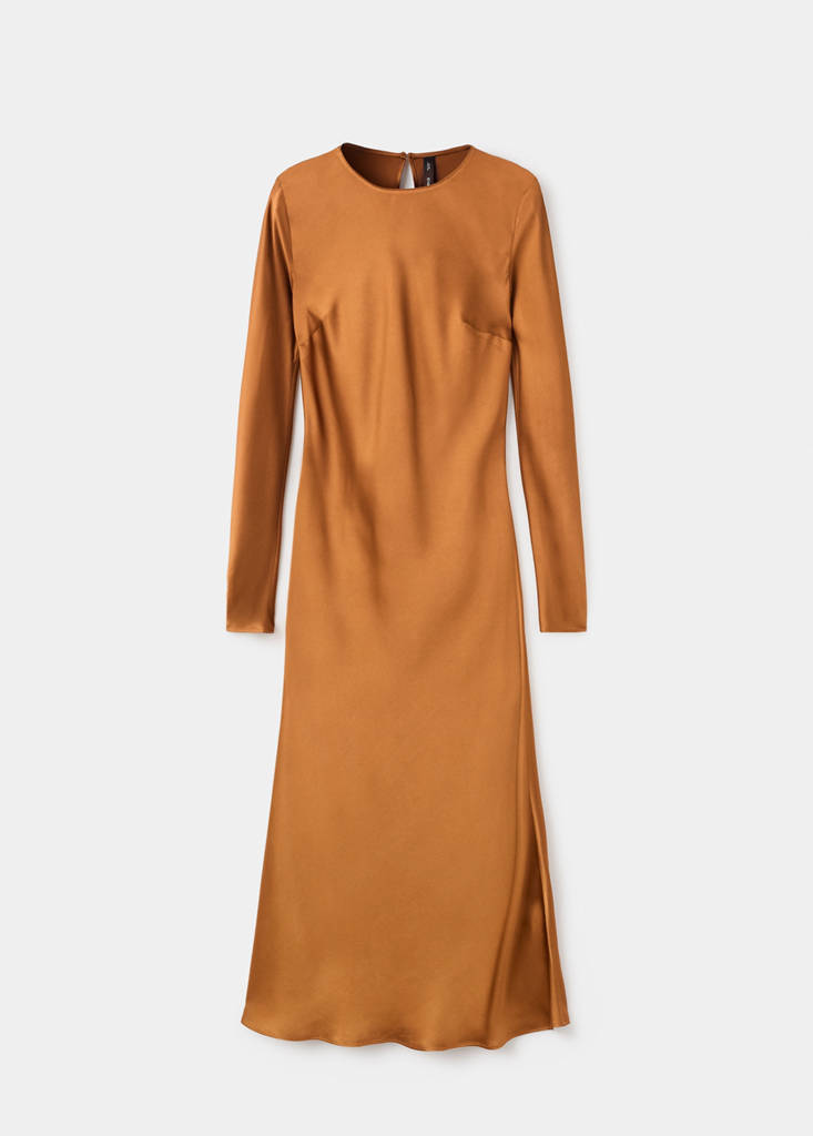 Robe Longue Satinée