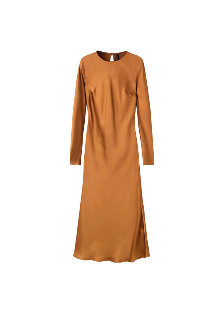 Robe Longue Satinée