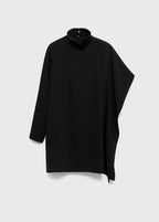 Robe À Manches Asymétriques Et Col Montant