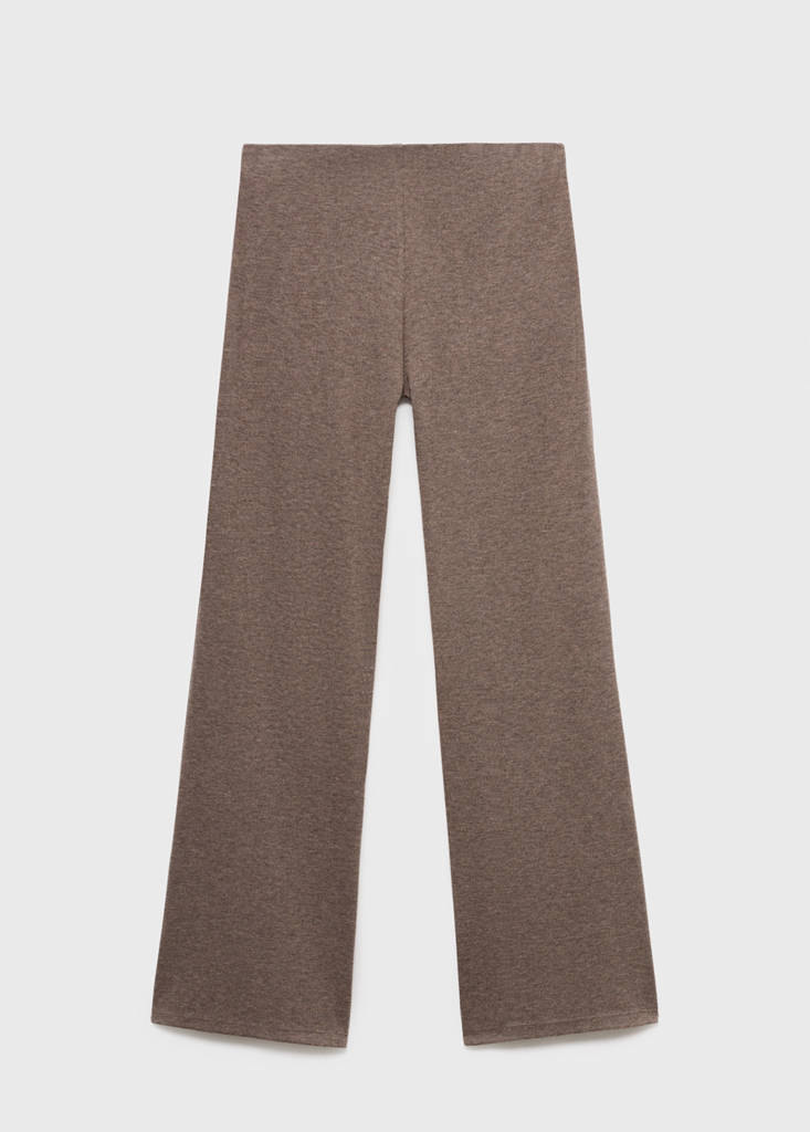 Pantalon Maille Taille Élastique