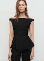 Top Bustier Péplum