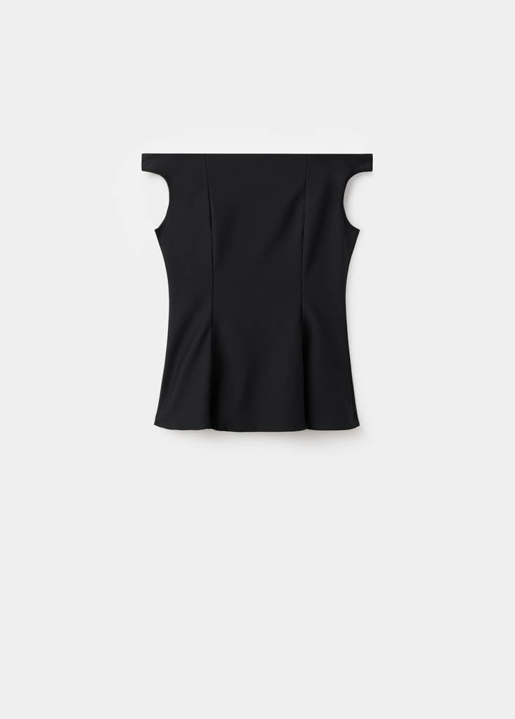 Top Bustier Péplum