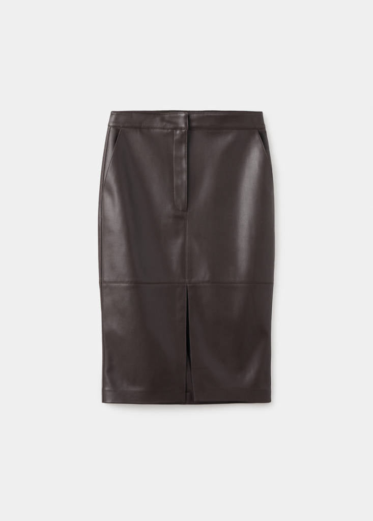 Jupe Crayon En Cuir Synthétique