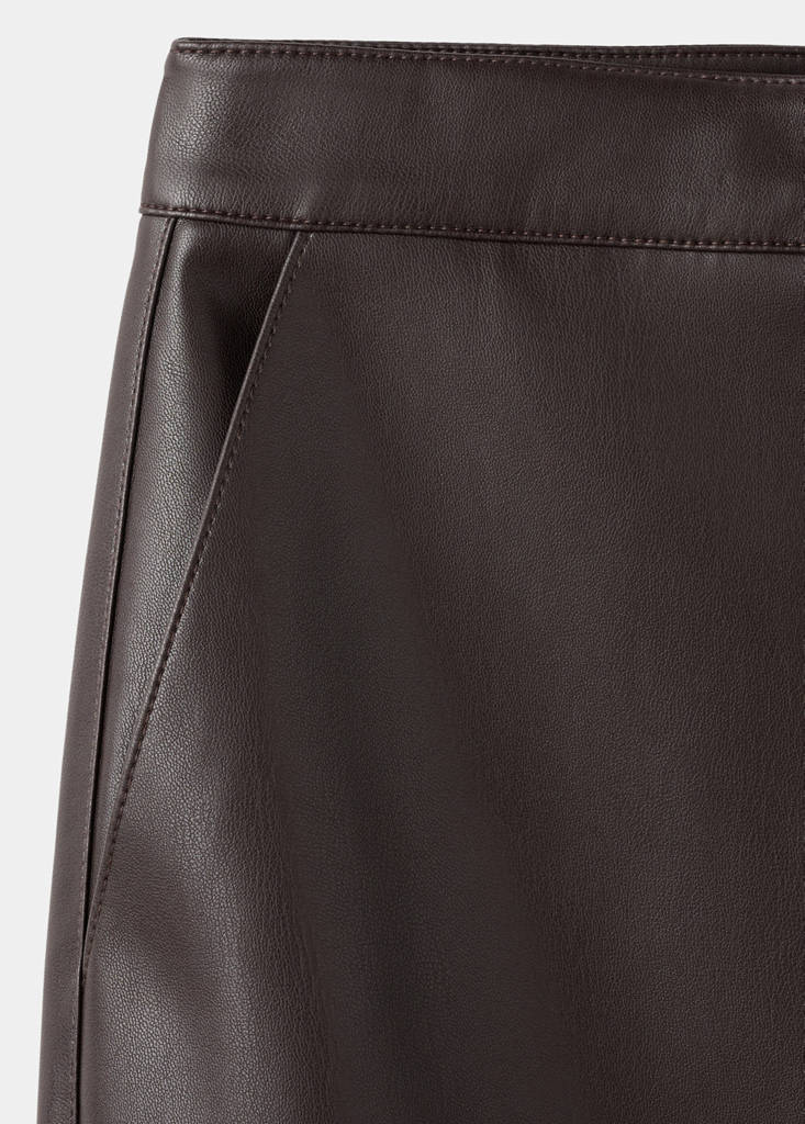 Jupe Crayon En Cuir Synthétique