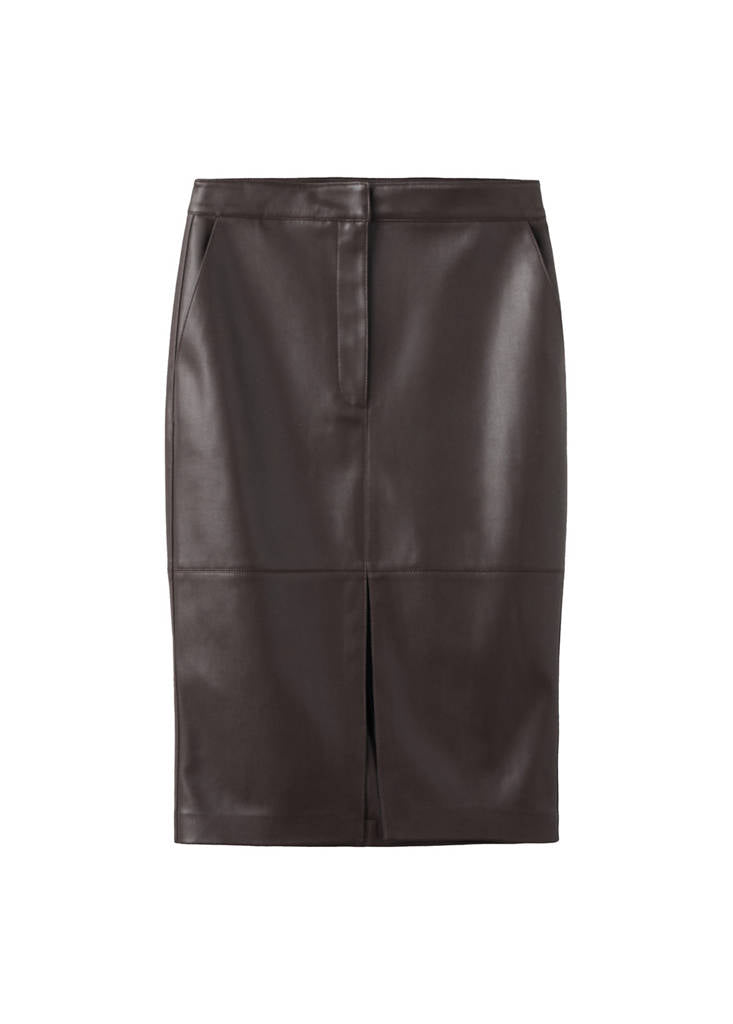 Jupe Crayon En Cuir Synthétique