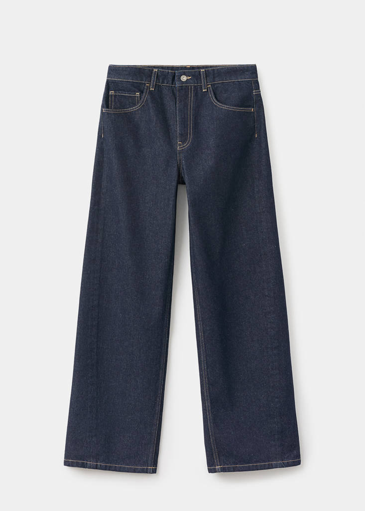Jean Barrel Taille Normale Rinse Wash
