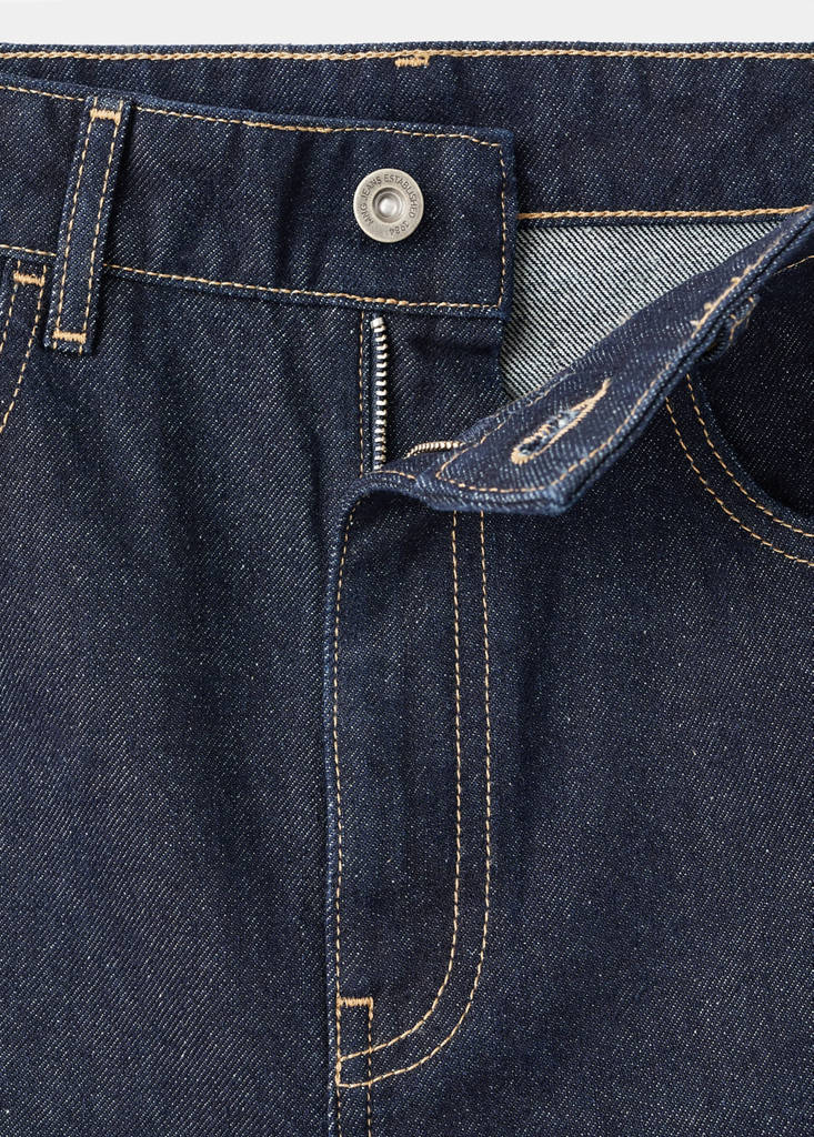 Jean Barrel Taille Normale Rinse Wash