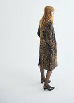 Manteau Long Léopard
