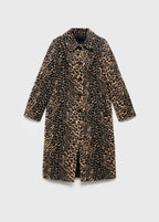 Manteau Long Léopard