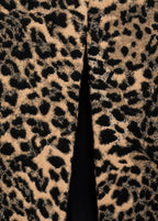 Manteau Long Léopard