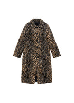 Manteau Long Léopard