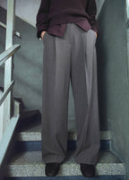 Pantaloni Ampi con Pinces