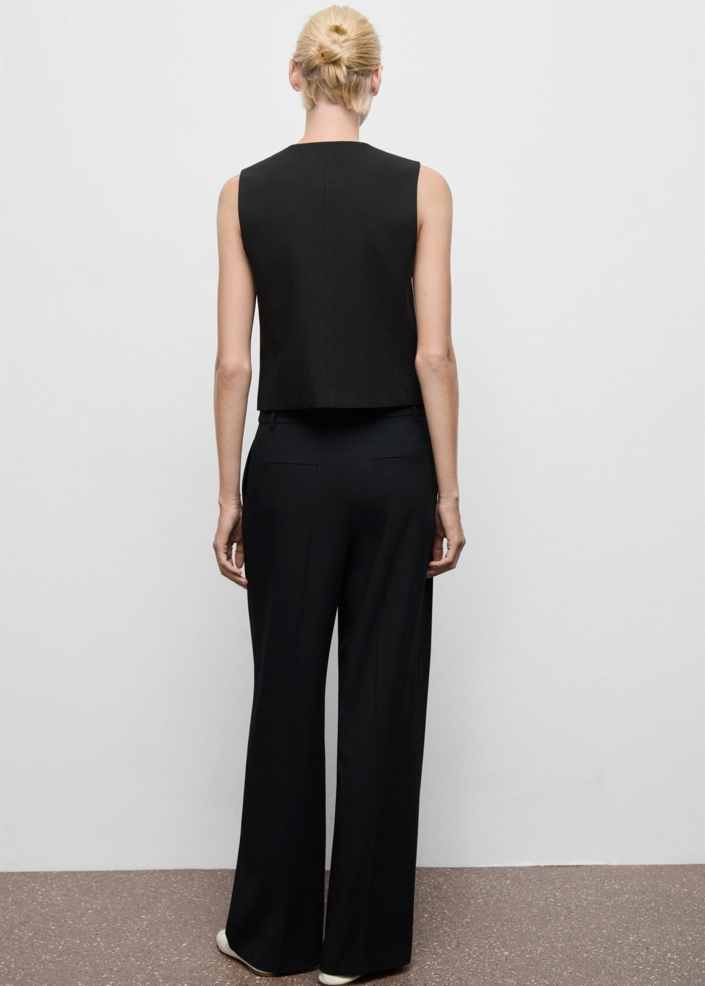 Pantalon Large À Pinces