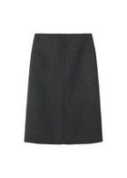 Jupe Midi Laine Fendue