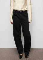 Jean Barrel Taille Haute