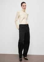 Jean Barrel Taille Haute