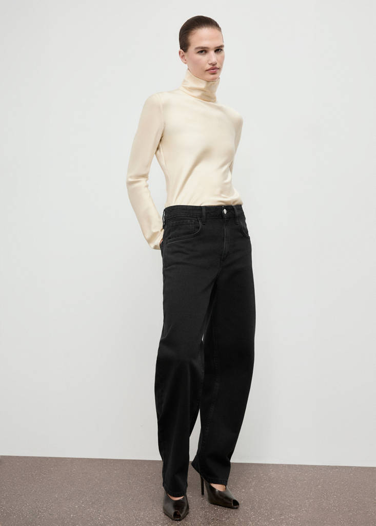Jean Barrel Taille Haute