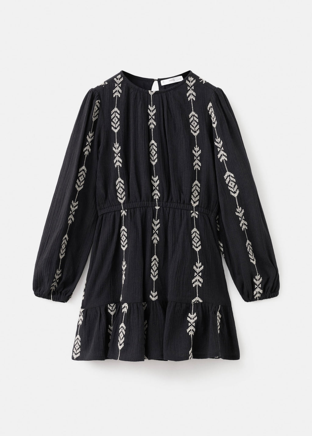 Robe India Noir - Fille