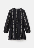 Robe India Noir - Fille
