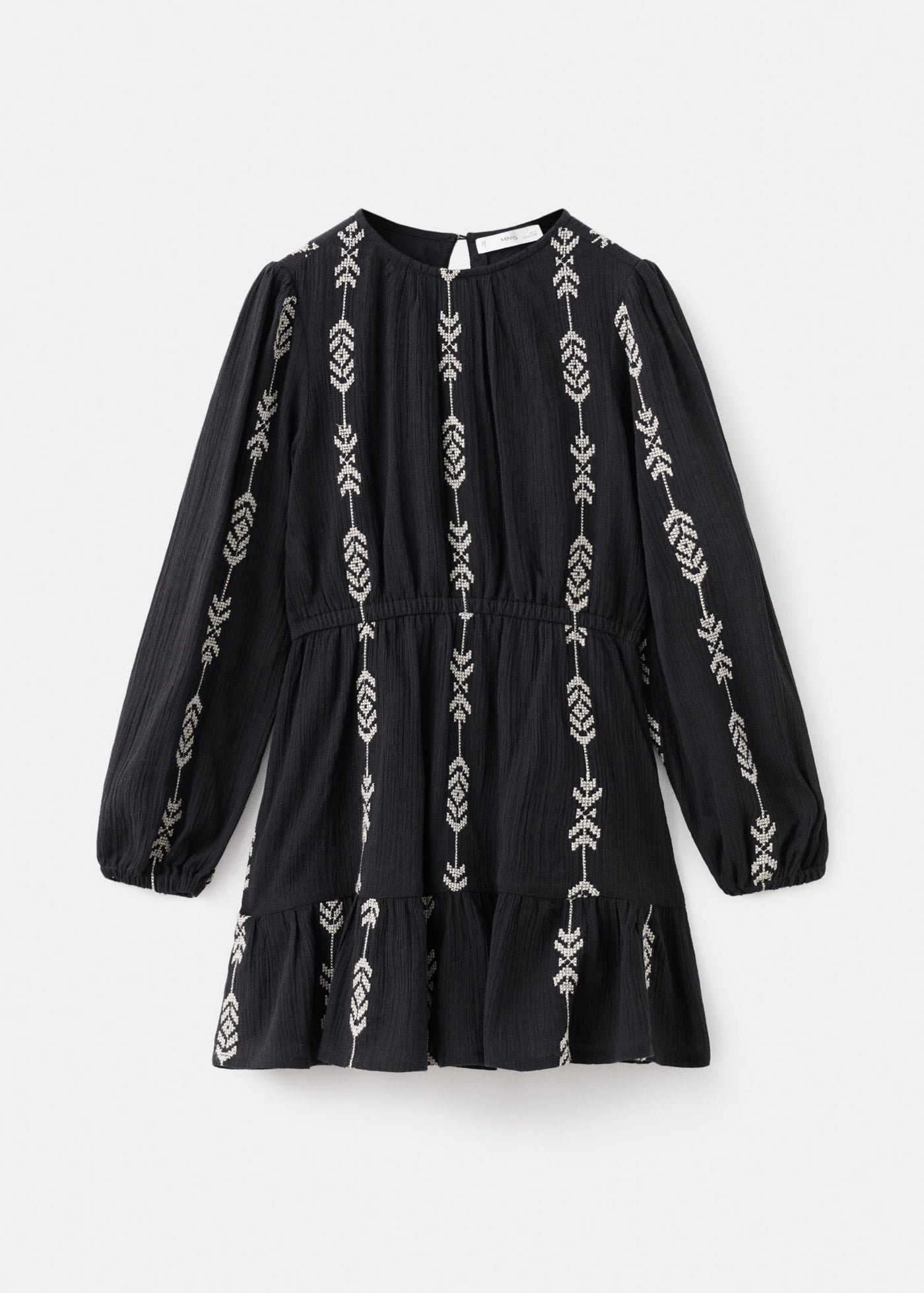 Robe India Noir - Fille