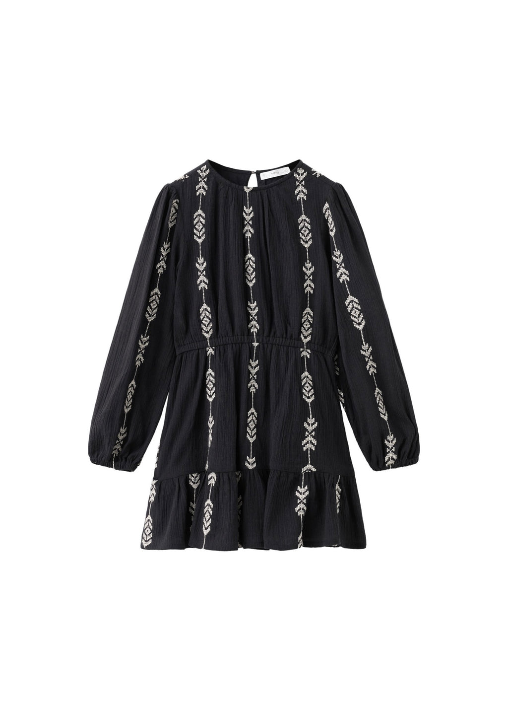 Robe India Noir - Fille