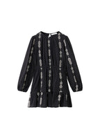 Robe India Noir - Fille