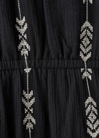 Robe India Noir - Fille