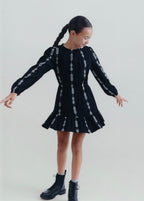 Robe India Noir - Fille