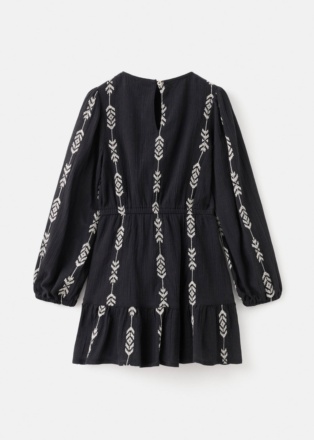 Robe India Noir - Fille