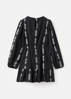 Robe India Noir - Fille