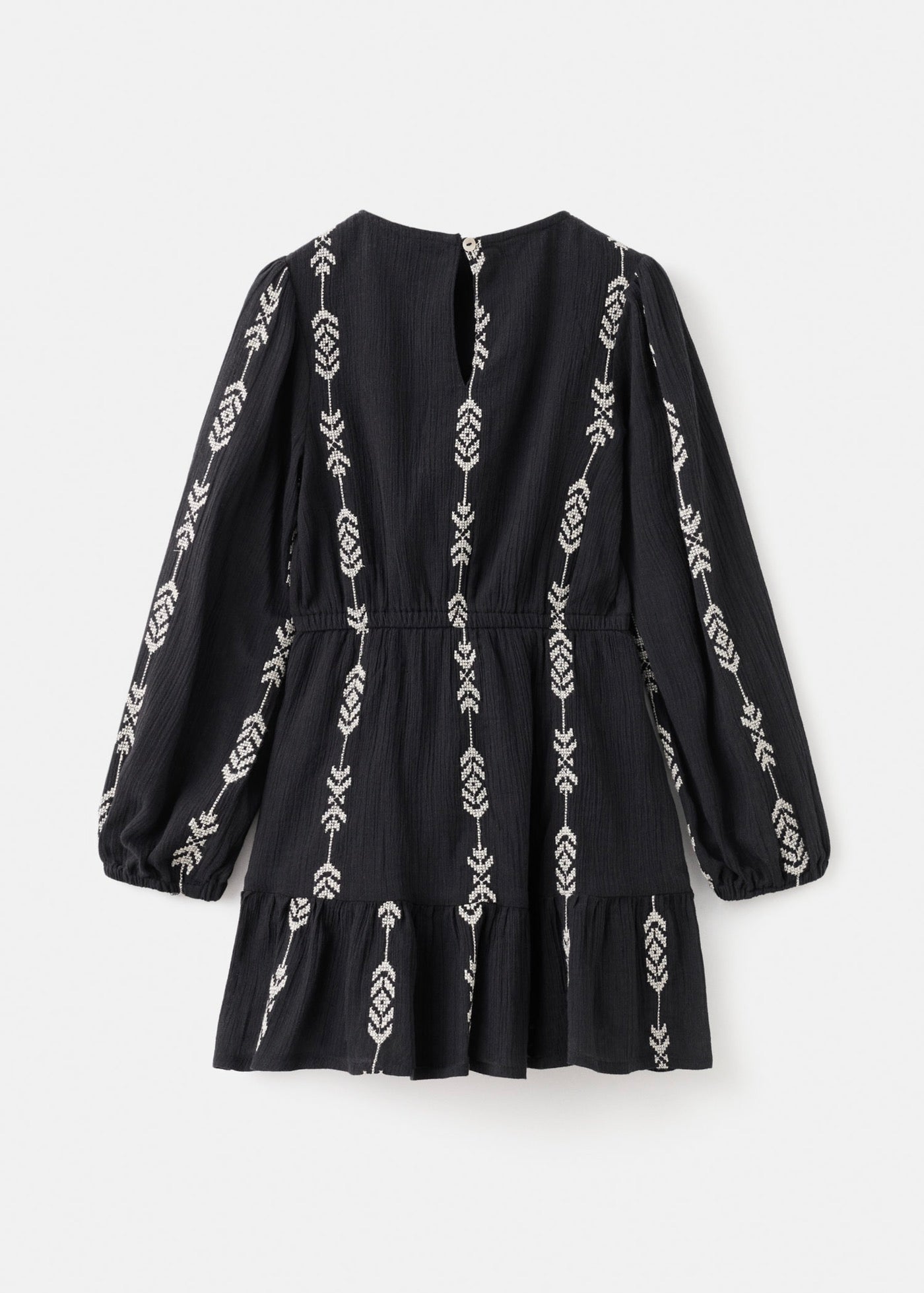 Robe India Noir - Fille