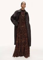 Trench Long Cuir Synthétique