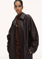 Trench Long Cuir Synthétique
