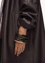 Trench Long Cuir Synthétique