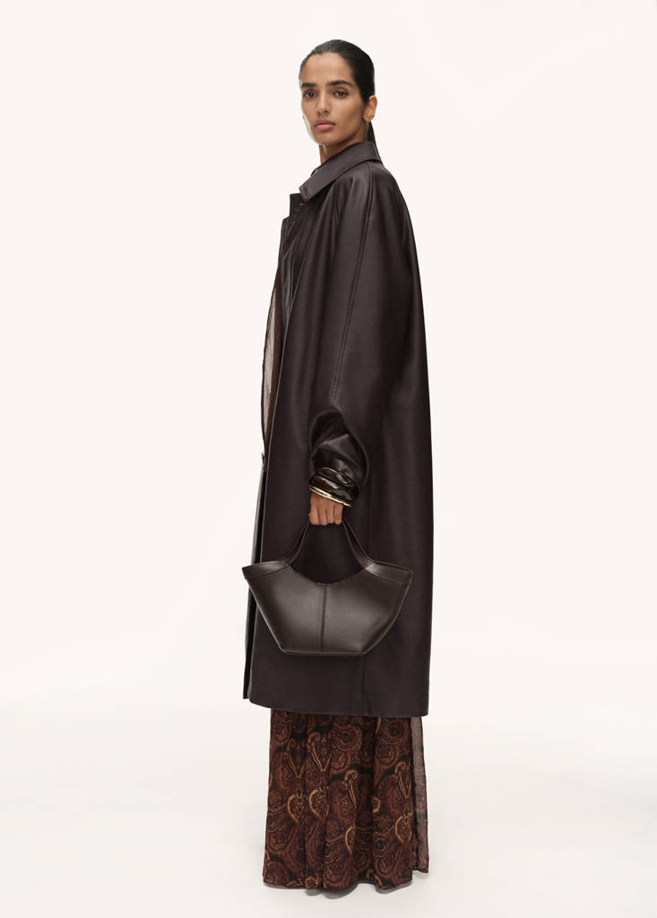 Trench Long Cuir Synthétique
