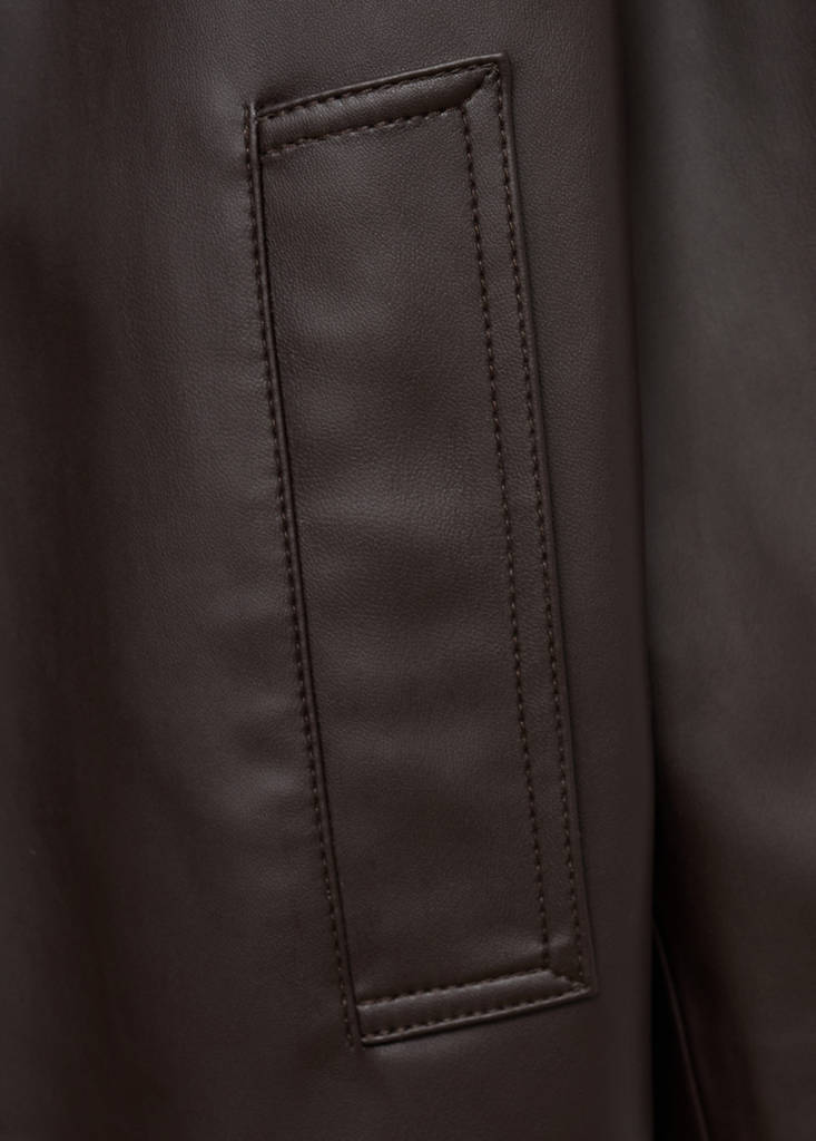 Trench Long Cuir Synthétique