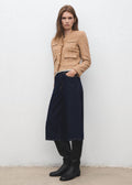 Veste Tweed Bords Effilochés