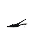 Chaussure À Talon Velours