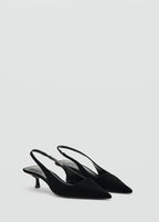 Chaussure À Talon Velours