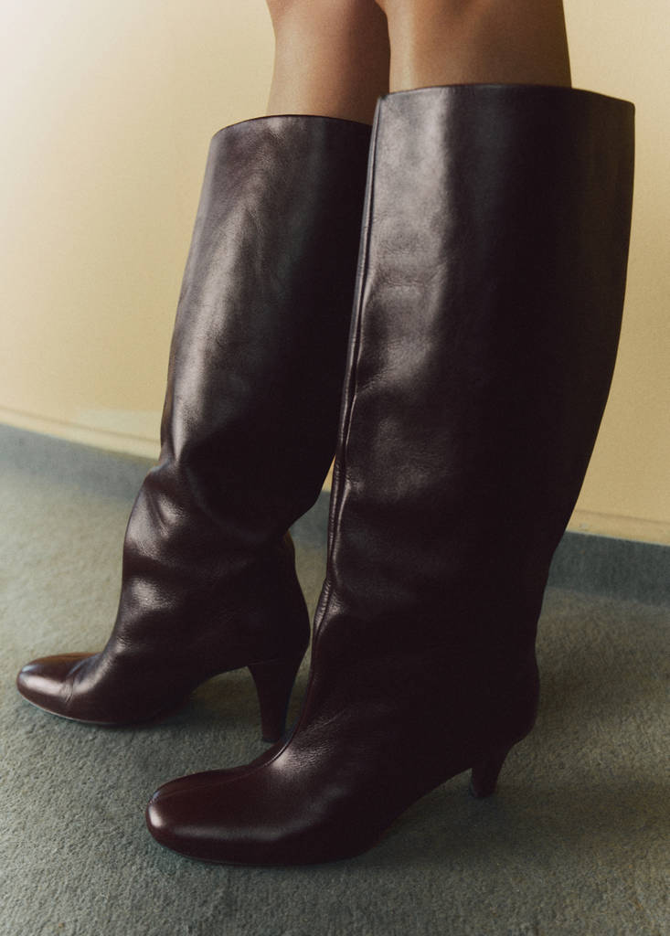 Bottes Cuir Talon