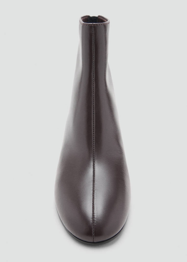 Bottines Cuir Talon Bloc