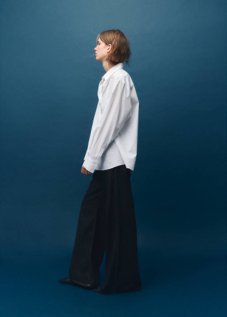 Jean Large À Boutons